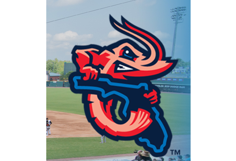 Illustration for article titled Minor League Baseball Team's New Logo Is A Musclebound, Horny Shrimp